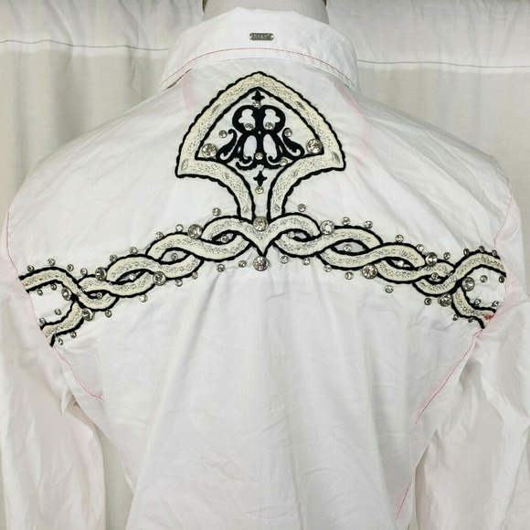 Roar Rhinestone Embellished Western Shirt - Picture 6 of 6